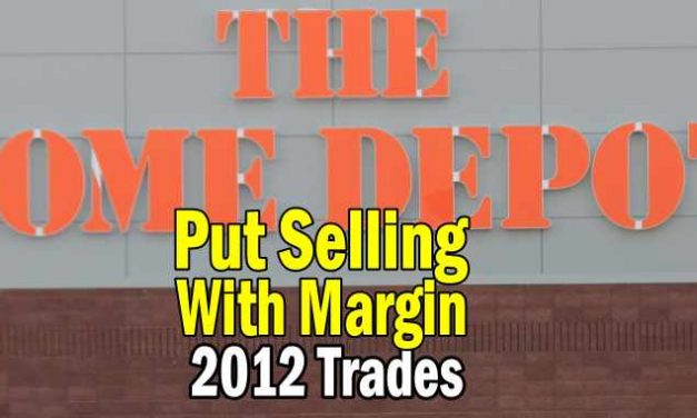 Home Depot Stock 2012 Trades (HD Stock) – Put Selling With Margin Only Strategy
