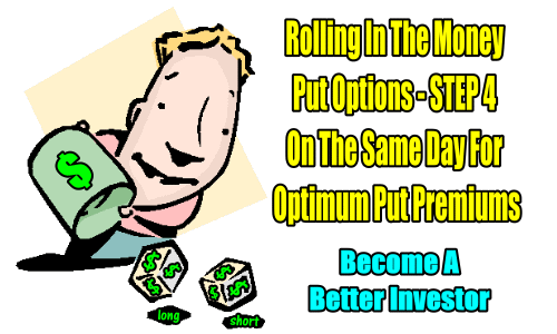 Rolling In-The-Money Put Options On The Same Day For Optimum Put Premiums – Step 4