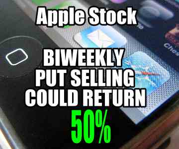 Apple Stock Biweekly Put Selling Strategy Could Return 50%