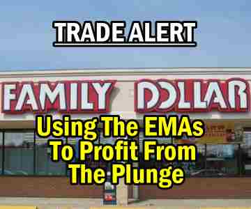 Trade Alert – Using The EMAs To Profit From The Family Dollar Stock (FDO) Plunge – Jan 9 2014