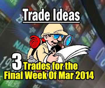 3 Trade Ideas for the Final Week Of March 2014