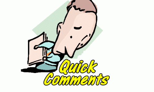 Quick Comments – Another Meltdown Day – Don’t Forget Closing Calls- Apr 6 2018