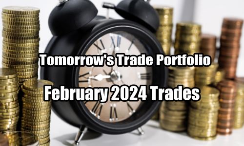 Tomorrow’s Trade Portfolio Ideas for Tue Feb 27 2024