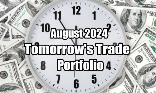 Tomorrow’s Trade Portfolio Ideas for Fri Aug 30 2024