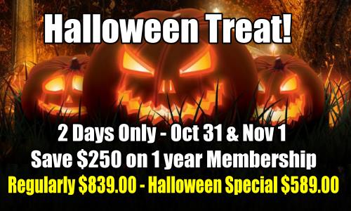 Halloween Treat - Save $250.00