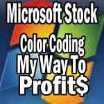 Microsoft Stock – Color Coding My Way To Double Profits