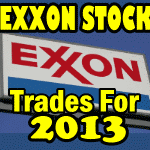 Exxon Stock (XOM) Trades For 2013