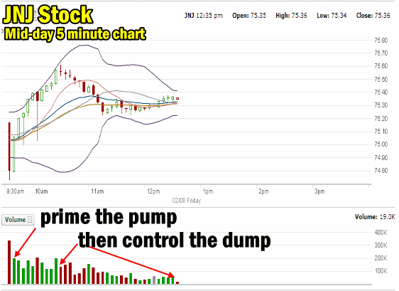 market direction and pump and dump Feb 8 2013