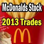 McDonalds Stock (MCD Stock) 2013 Trades