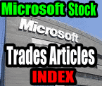 Microsoft Stock Trades Articles Index