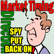 Market Timing / Market Direction Spy Put Trade Back On