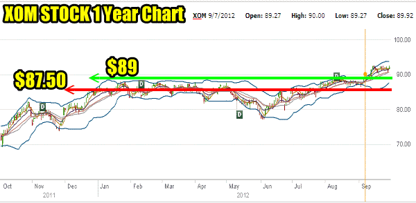 Stock and Option XOM Stock